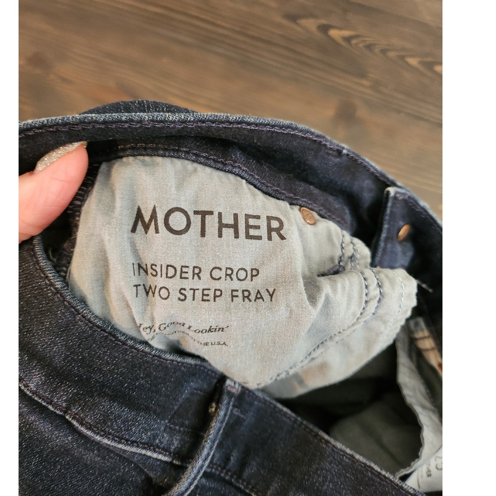 Mother Jeans Women's Insider Crop‎ Two Step Fray Size 25 - Picture 8 of 13